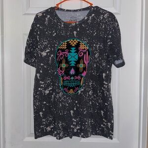Crazy Train Sugar Skull Tee